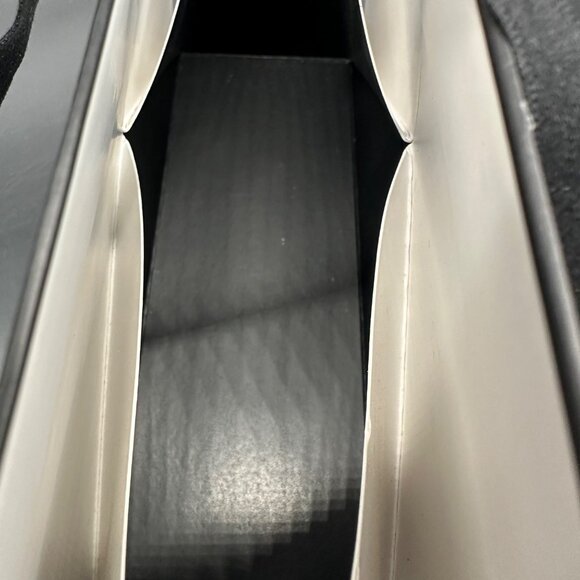 Chanel Small Luxury Gift Bag Clutch Style Bag Black Ribbon White Display - Picture 9 of 12